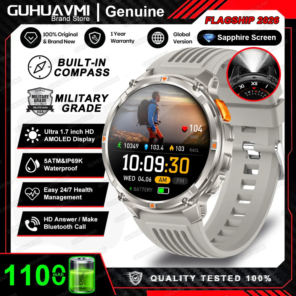 Montre connectée T-Rex3 Pro avec appels Bluetooth