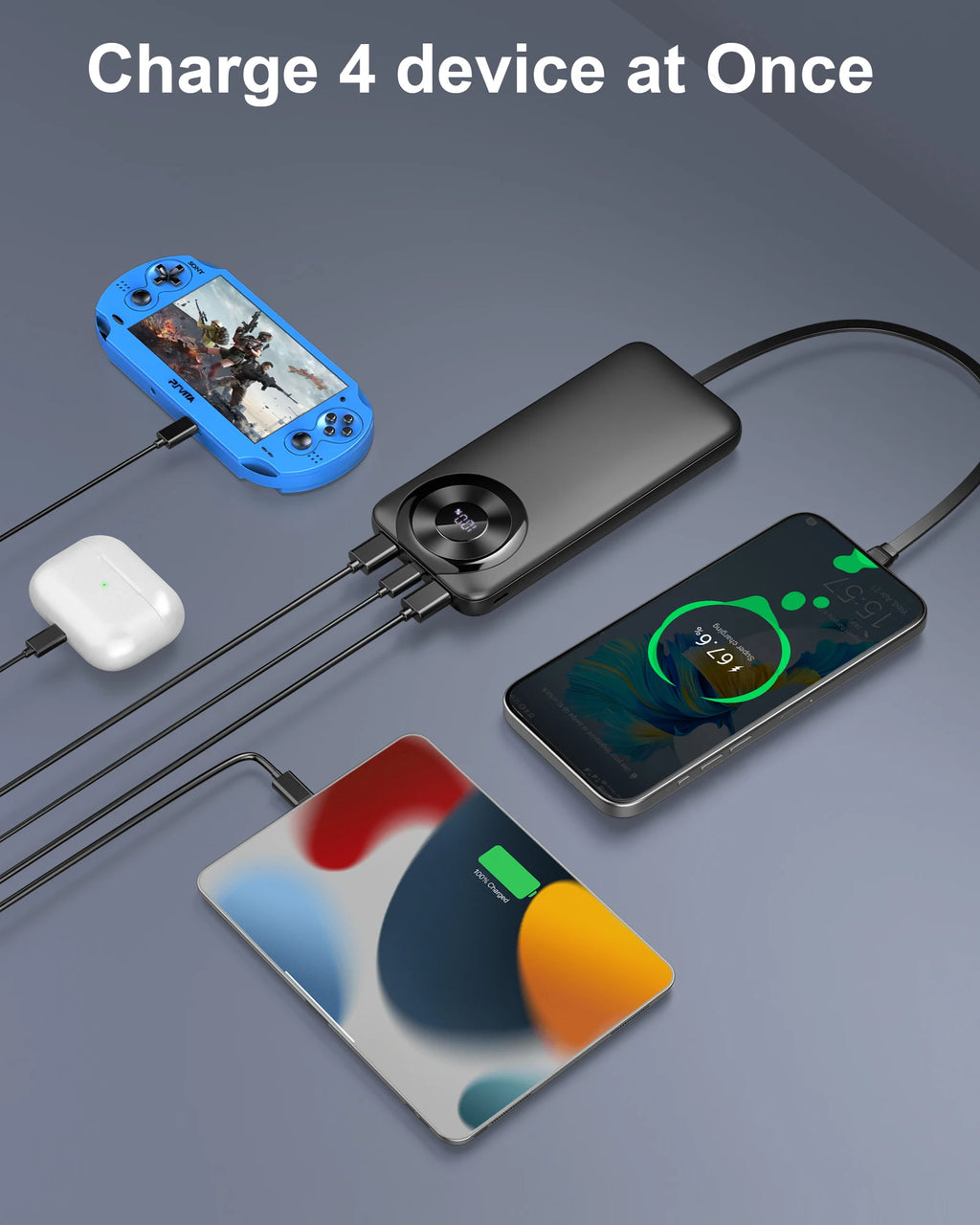 Batterie externe 10 000 mAh – t'évite l'angoisse des 5 %
