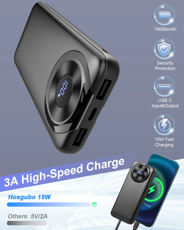 Batterie externe 10 000 mAh – t'évite l'angoisse des 5 %