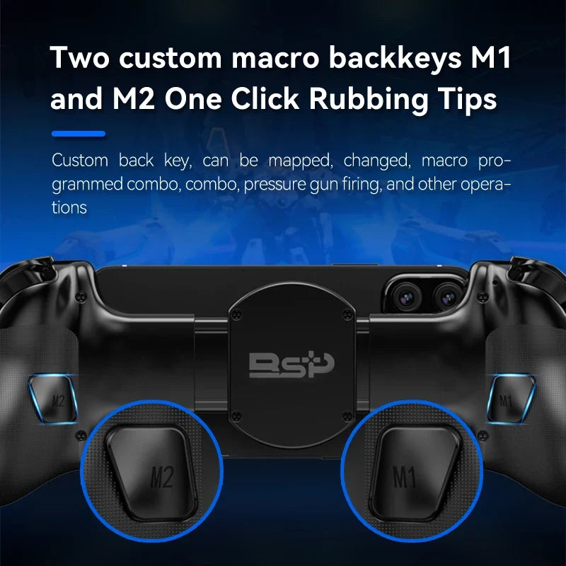 Manette BSP-D11 avec smartphone installé