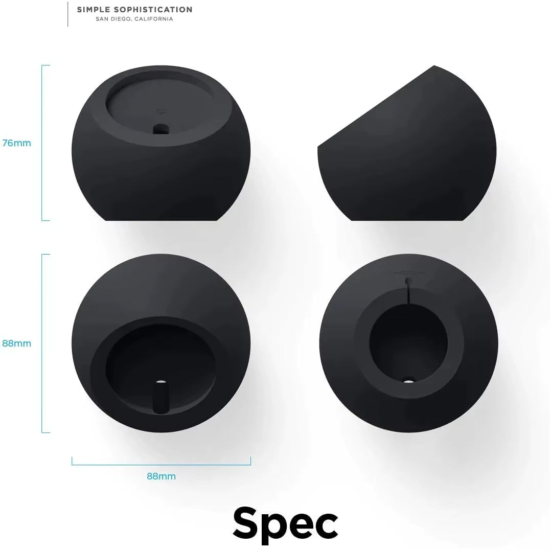 Dimensions et spécifications techniques du support MagSafe de bureau